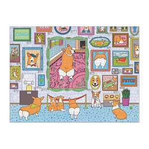 Galison 70463 - Museum of the Corgi - 1000 db-os puzzle