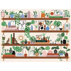 Galison 66541 - Plant Shelfie - 1000 db-os puzzle