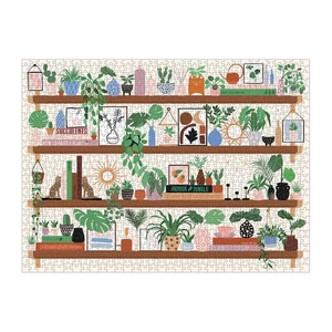 Galison 66541 - Plant Shelfie - 1000 db-os puzzle