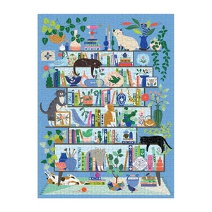 Galison 82725 - Purrfect Nook - 1000 db-os puzzle