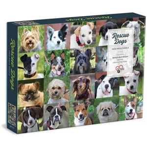 Galison 69535 - Rescue Dogs - 1000 db-os puzzle