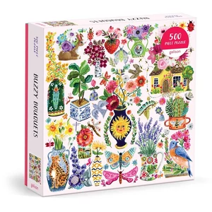 Galison 84422 - Buzzy Bouquets - 500 db-os puzzle