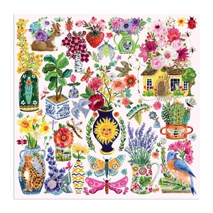 Galison 84422 - Buzzy Bouquets - 500 db-os puzzle
