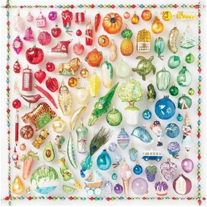 Galison 51745 - Rainbow Ornaments - 500 db-os puzzle