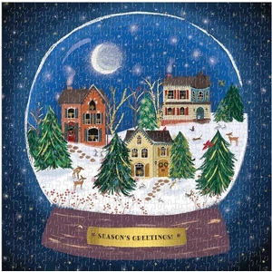 Galison 62024 - Winter Snow Globe - 500 db-os puzzle