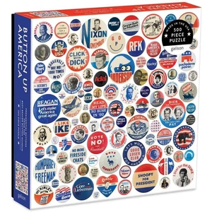 Galison 66428 - Button Up America - 500 db-os puzzle