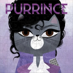 Galison 67043 - Mudpuppy - Music Cats - Purrince - 100 db-os puzzle