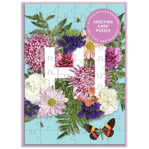 Galison 67241 - Say It With Flowers - Hi - 60 db-os Képeslap puzzle