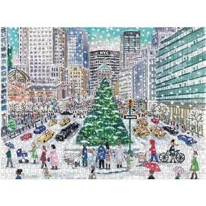 Galison 71989 - Snowfall on Park Avenue, Michael Storrings - 1000 db-os puzzle
