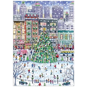 Galison 79008 - Christmas in the City, Michael Storrings - 60 db-os Képeslap puzzle