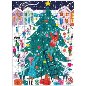 Galison 80226 - Tree Decorating - 130 db-os puzzle díszdobozban