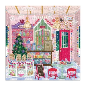 Galison 82756 - Gingerbread Cottage, Joy Laforme - 500 db-os puzzle díszdobozban