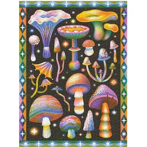 Galison 85528 - Cosmic Mushrooms - 1000 db-os puzzle