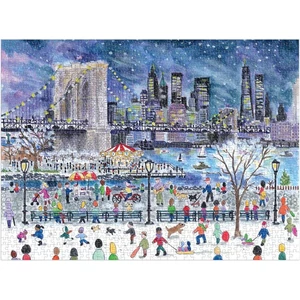 Galison 86112 - Snowfall Over New York City, Michael Storrings - 1000 db-os puzzle