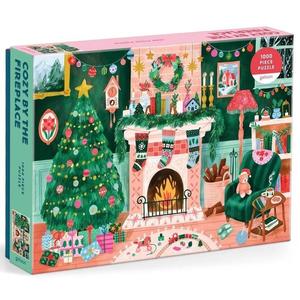 Galison 86303 - Cozy by the Fireplace - 1000 db-os puzzle