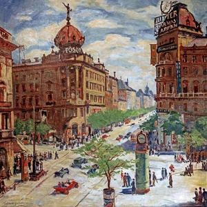 Grafika Art 33416 - View of Budapest, 1904, Albert Gleizes - 1000 db-os puzzle