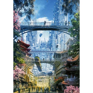 Heye 30038 - Future Cities - Markets District - 1000 db-os puzzle