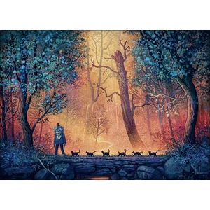 Heye 30031 - Inner Mystic - Woodland March - 1000 db-os puzzle