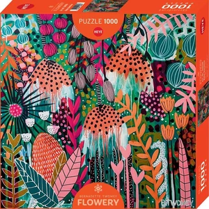 Heye 30036 - Quadrat puzzle - Flowery - Ruby Sunshine - 1000 db-os puzzle