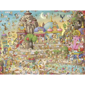 Heye 30047 - Triangular puzzle - Yogaland - 1500 db-os puzzle