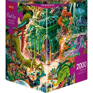 Heye 30088 - Triangular puzzle - Botanic Garden - 2000 db-os puzzle