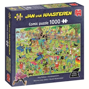 Jumbo 00624 - Jan van Haasteren - Dog Parkour - 1000 db-os puzzle
