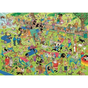 Jumbo 00624 - Jan van Haasteren - Dog Parkour - 1000 db-os puzzle