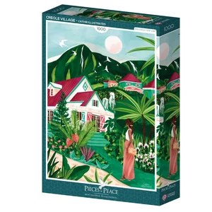Pieces & Peace 0225 - Creole Village - 1000 db-os puzzle