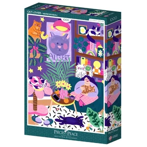 Pieces & Peace 0226 - Cat Lover - 1000 db-os puzzle