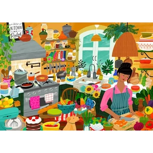 Pieces & Peace 0228 - My Happy Place is in the Kitchen - 2000 db-os puzzle