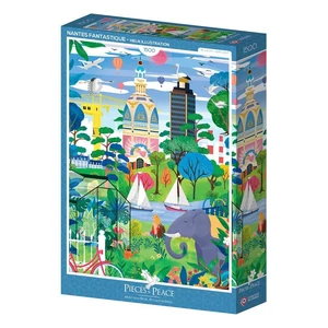 Pieces & Peace 0214 - Nantes Fantastique - 1500 db-os puzzle