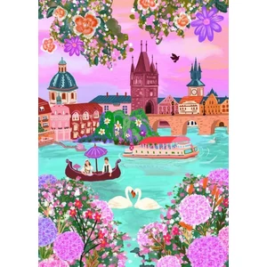 Pieces & Peace 0212 - Prague, Czech Republic - 500 db-os puzzle