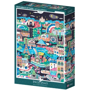 Pieces & Peace 0251 - Monuments of Paris - 1000 db-os puzzle