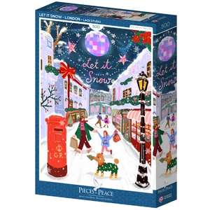 Pieces & Peace 0256 - Let it Snow - London - 500 db-os puzzle