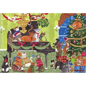 Pieces & Peace 0260 - Cats on the Piano - 1000 db-os puzzle