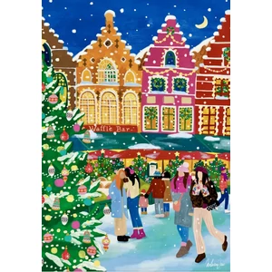 Pieces & Peace 0263 - Christmas Market in Bruges - 1000 db-os puzzle