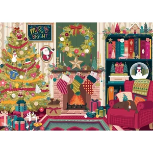 Pieces & Peace 0265 - Festive Fireplace - 2000 db-os puzzle