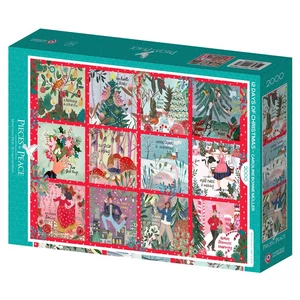 Pieces & Peace 0266 - 12 Days of Christmas - 2000 db-os puzzle