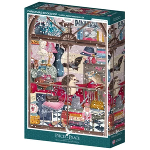 Pieces & Peace 0268 - Christmas Bookshop - 1000 db-os puzzle
