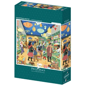 Pieces & Peace 0269 - Shopping Festif - 1000 db-os puzzle