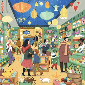 Pieces & Peace 0269 - Shopping Festif - 1000 db-os puzzle