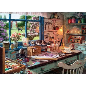 Ravensburger 12000307 - A kézműves fészere - 1000 db-os puzzle