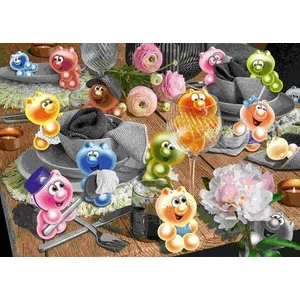 Ravensburger 12000788 - Gelini - Terített asztal - 1000 db-os puzzle