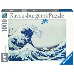 Ravensburger 12000107 - Art puzzle - Kanagawa hullámai - 1000 db-os puzzle