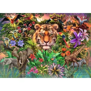 Ravensburger 12001273 - Tigris a dzsungelben - 1000 db-os puzzle