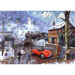 Ravensburger 12001270 - Vasúti átjáró - 1000 db-os puzzle