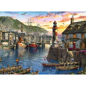 Ravensburger 12000212 - Reggel a kikötőben - 500 db-os puzzle