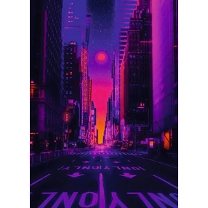 Ravensburger 12001436 - New York neon színben - 1000 db-os puzzle