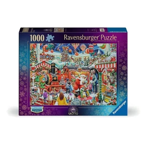 Ravensburger 12001583 - Limitált kiadás - A mikulás gőzöse - 1000 db-os puzzle