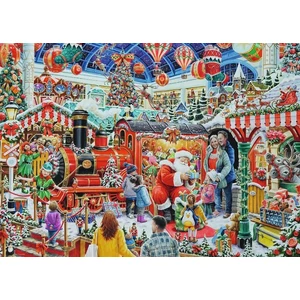 Ravensburger 12001583 - Limitált kiadás - A mikulás gőzöse - 1000 db-os puzzle